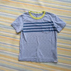 GAP blue striped pocket tee size 5T